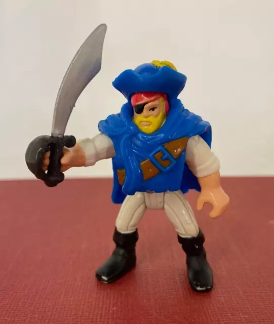 Vintage 2002 ☆ IMAGINEXT ☆ Pirate Raider Ship Captain Figure with Weapons+ Lot 3