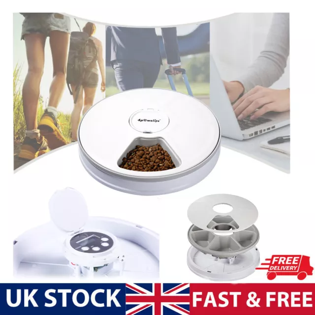 6 day discount automatic pet feeder