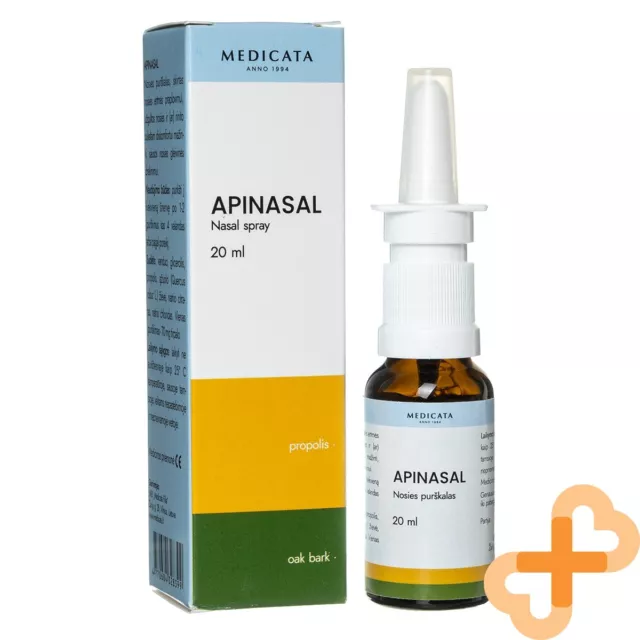 MEDICATA Apinasal Nasal Spray 20ML Elimina Malestar Obstruido Completas Nariz