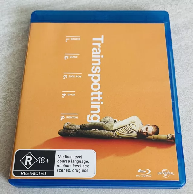 Trainspotting: Bluray (including Art Cards) Region B/C [Pre Owned] OZ SELLER