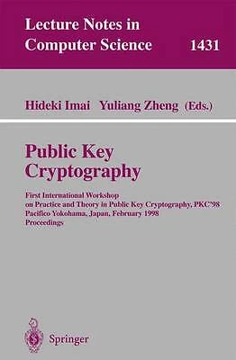 Public Key Cryptography - 9783540646938