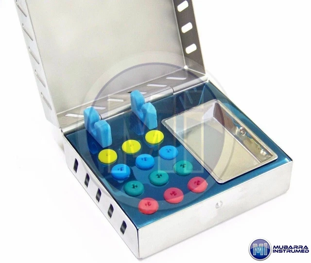 Caja organizadora de esterilización para fresas de implante Dental, soporte...