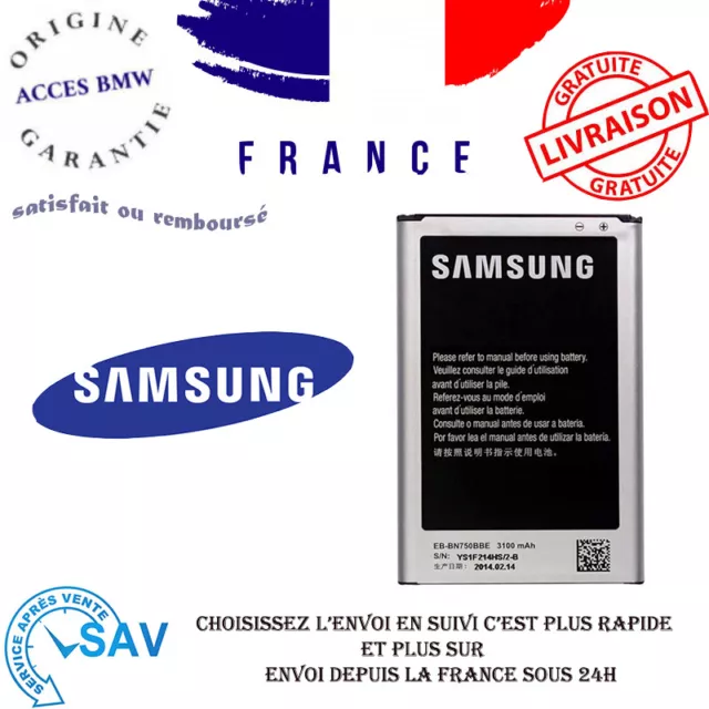 Original Samsung Galaxy Note 3 Neo Akku Batterie EB-BN750BBEC EB-BN750BBE Accu