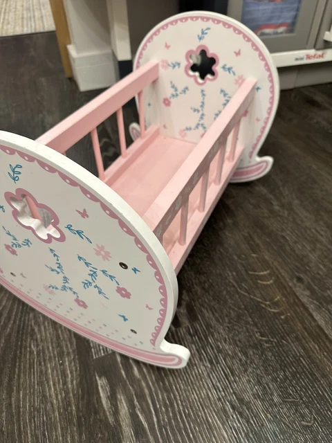 LITTLE TOWN WOODEN Doll Stroller 11.99 PicClick UK