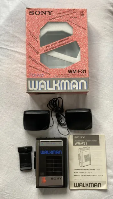 Sony Walkman WM-F31/F41 AM/FM Portable Cassette Player