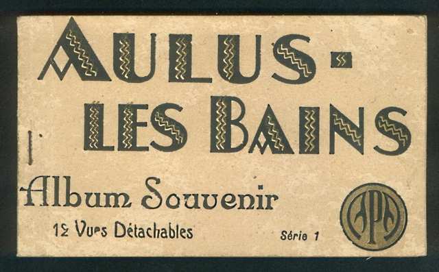 Cpa - Aulus-les-Bains (Ariège) lot de 11 cartes - Hôtel de France du Midi etc...