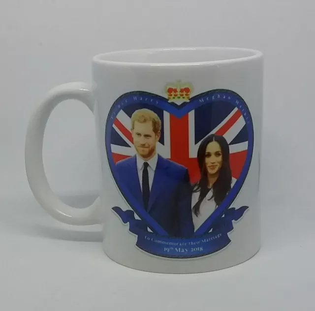 Prince Harry Megan Markle Coffee Mug Royal Family Wedding Uk Gift Souvenir Cup