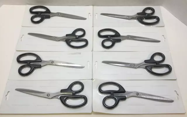 Acme Craft - Classroom Scissors, Black, 8 Pairs Total, Free Shipping!!!