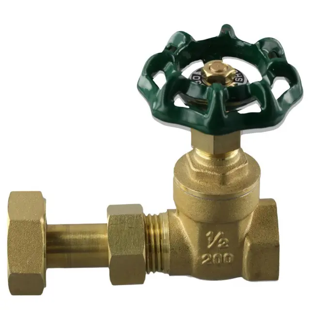 Copper Shut Off Valves 90 Degree Connector Accessories Scalable  Bathroom