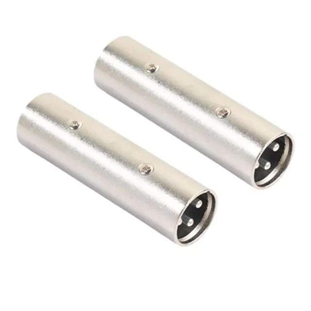 XLR Male to Male Adapter, XLR 3 Pin Male to 3 Pin Male Connector Coupler,3462