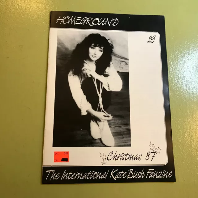 Kate Bush Homeground Fanzine Magazine christmas 1987 No 29 book uk w/pics rare!