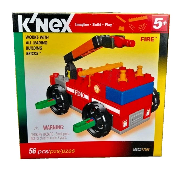 K NEX RESCUE FIRE ENGINE 56pc BUILDING SET KNEX BRAND NEW 5.90 PicClick UK