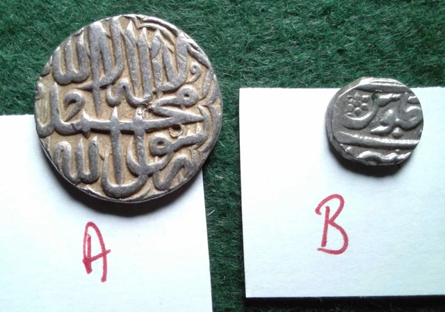 EARLY MODERN INDIA, MOGHUL (AKBAR) and BRITISH silver, details below