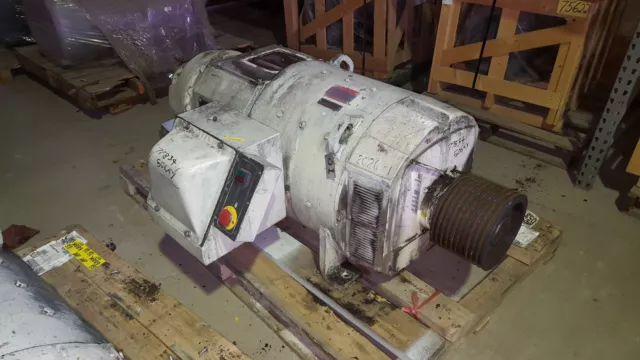 300 HP DC General Electric Motor, 1750 RPM, 506AY Frame, DPFV, 500 V, W/ Brake