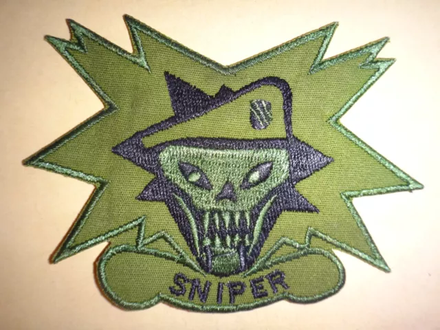 US Army Patch Set ( Vietnam War all Unit - Patches “ Subdued” - Green )