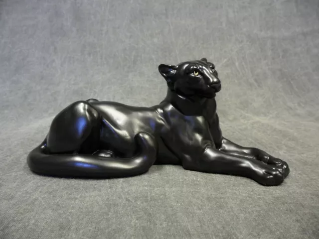 Windstone Editions NEW * Black Cougar * Mountain Lion Statue Panther Figurine