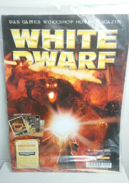 Warhammer White Dwarf Nr. 118 10 / 2005 Games Workshop Deutsche Ausgabe Neu