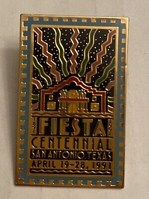 Vintage 1991 San Antonio Texas Fiesta Centennial Pin 