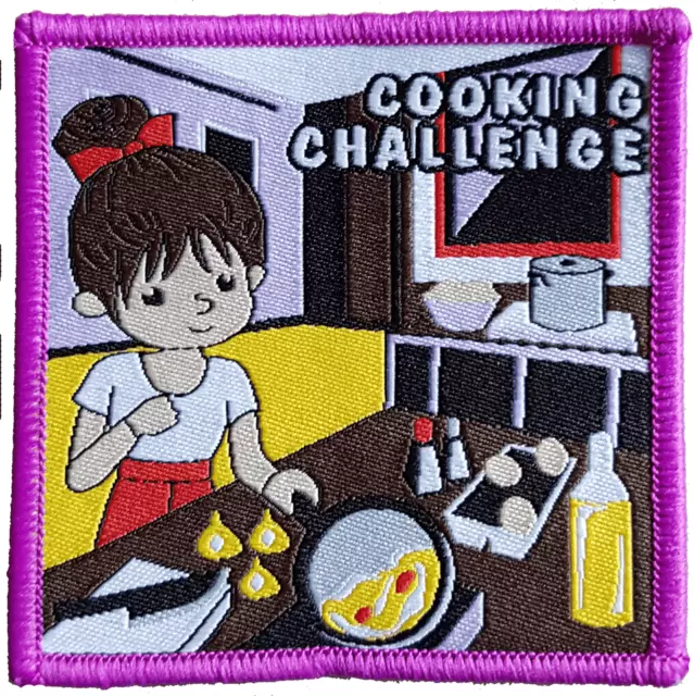 10 Cooking challenge badge girlguide brownie camping blanket patch badges