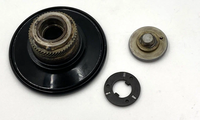 1950 Singer 15 91 Solid Black Handwheel Wheel With Parts Simanco 125359 Vintage