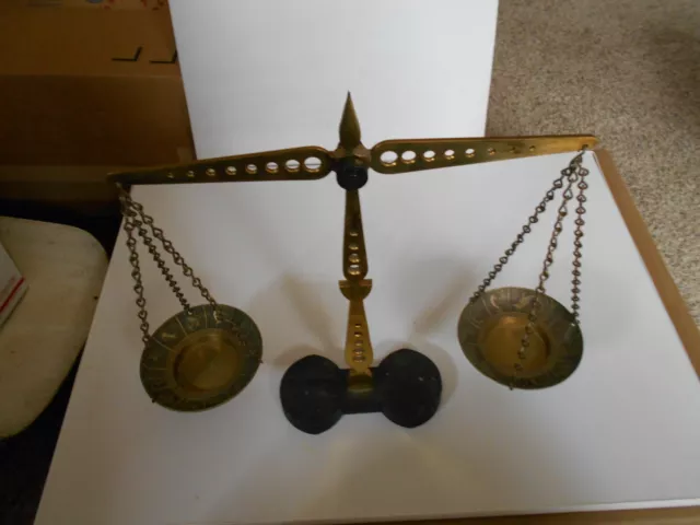 Brass Balance Scale vintage