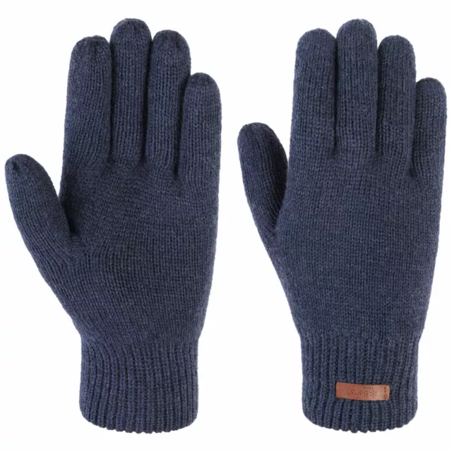 BARTS Haakon Lambswool Handschuhe Herren Strickhandschuhe