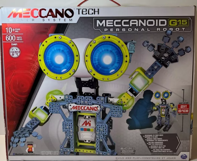 Meccanoid g15 ks stem toy personal robot building set with on sale 10 servo motors total