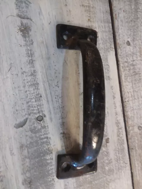 Barn Door Tool Box Drawer Handle Gate Screen Pull Old Rustic Vintage Steel 7 3/4