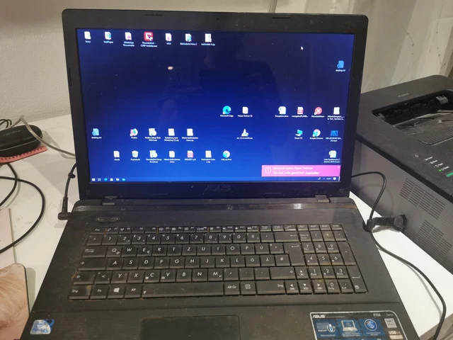 laptop 19 zoll Asus, schwarz, als Ersatzteil
