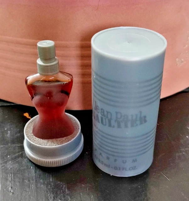 2 Miniatures De Parfum Gaultier Vintage - Flacons émaillés, 3 Ml Chacun, Occasion