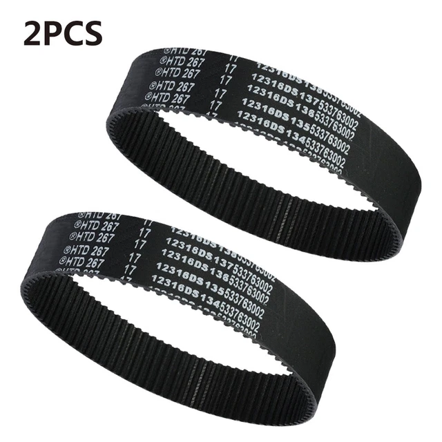 Ricambi Durevoli Cintura 2 PZ per Bosch Gho20-82 267x17mm Accessori