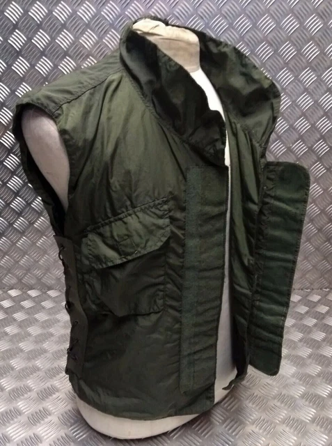 GENUINE MILITARY ISSUE 1980's IDF Flak Vest Cover Overdyed OD Green ...