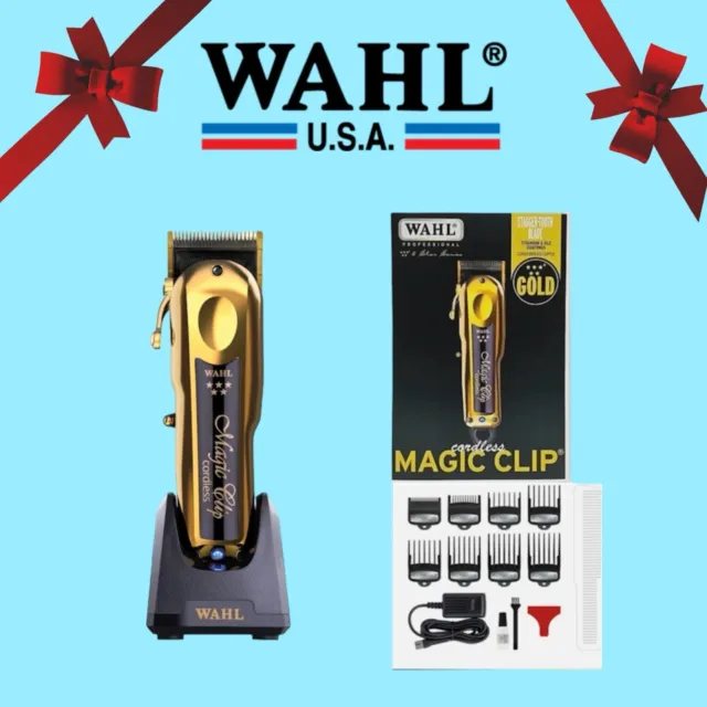 Angebot 24 ST🔥WAHL Magic Clip  GOLD --LIMITED EDITION--Haarschneider Netz/Akku