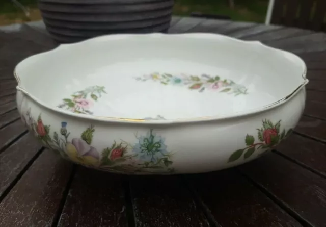 Vintage Aynsley Wild Tudor Bone China Fruit Bowl