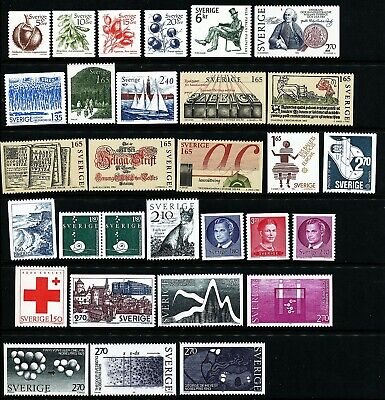 Sweden 1983 year set cpl including all pairs. Very fine. Slania.Two scans. MNH