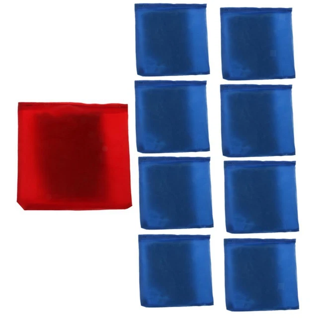 9Pcs Double Layer Regulation Cornhole Bag Sitzsack für Kinder