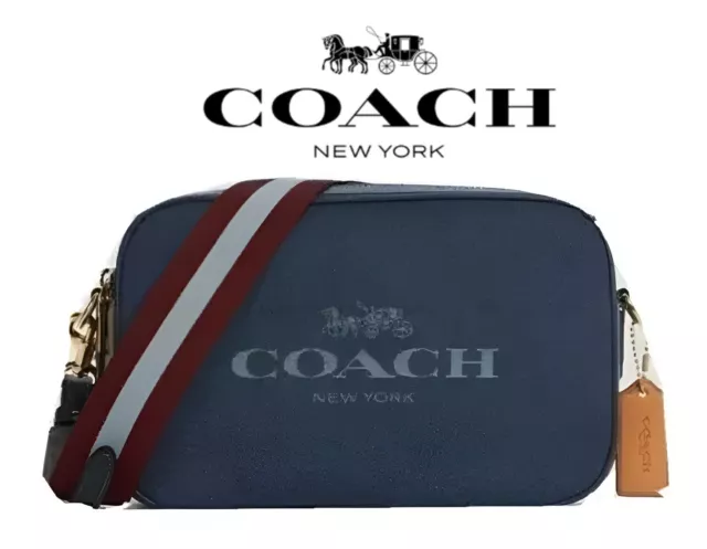 Coach Jes Gold/Faded Blush Multi Colorblock Leather Crossbody (C7682) - NWT