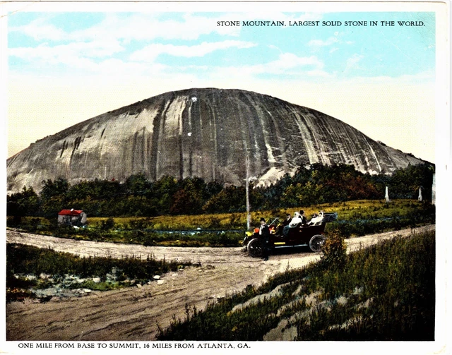 STONE MOUNTAIN, WORLD'S Largest Solid Stone, Near Atlanta Ga