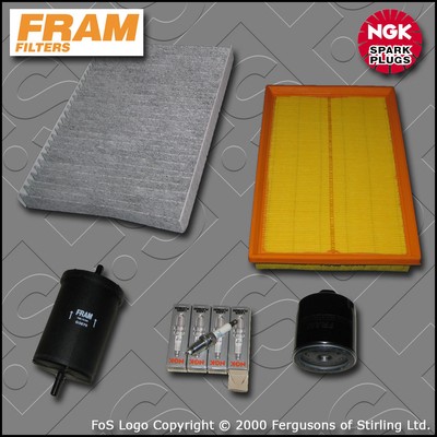 KIT Di Servizio VW Golf MK4 1J 1.6 16 V ATN AUS OLIO COMBUSTIBILE ARIA CABINA Filtro tappi 00-05 