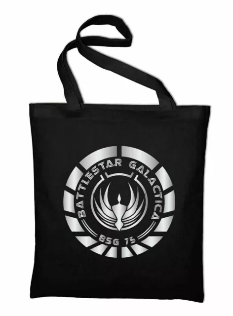 BSG Battlestar Galactica Sac en Toile de Jute Logo Sac en Coton