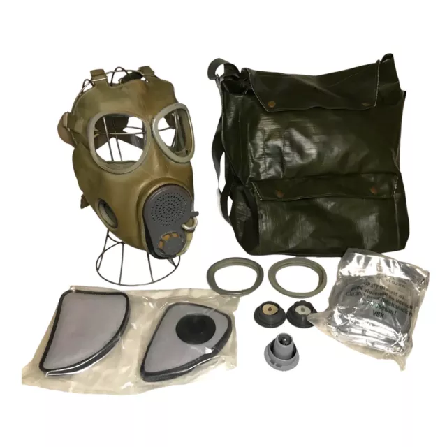 Authentic Czech Army M10 Gas Mask & Filter - Genuine Military Surplus - Cold War