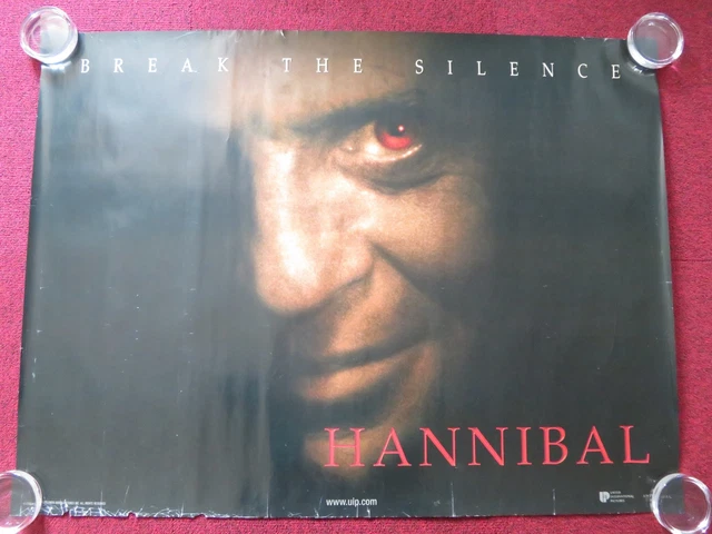 HANNIBAL UK QUAD (30"x 40") ROLLED POSTER ANTHONY HOPKINS JULIANNE MOORE 2001 HANNIBAL UK QUAD (30"x 40") ROLLED POSTER ANTHONY HOPKINS JULIANNE MOORE 2001