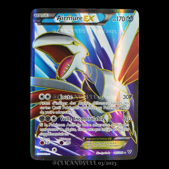carte Pokémon Airmure EX 145/146 #4 XY NEUF FR