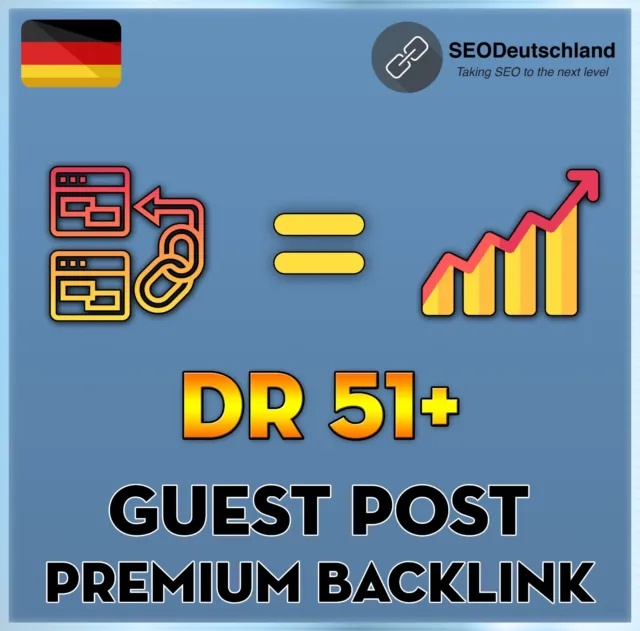 Guest Post Premium-Backlink - DR 51+ DoFollow Gäste Beitrag - Echte Seite