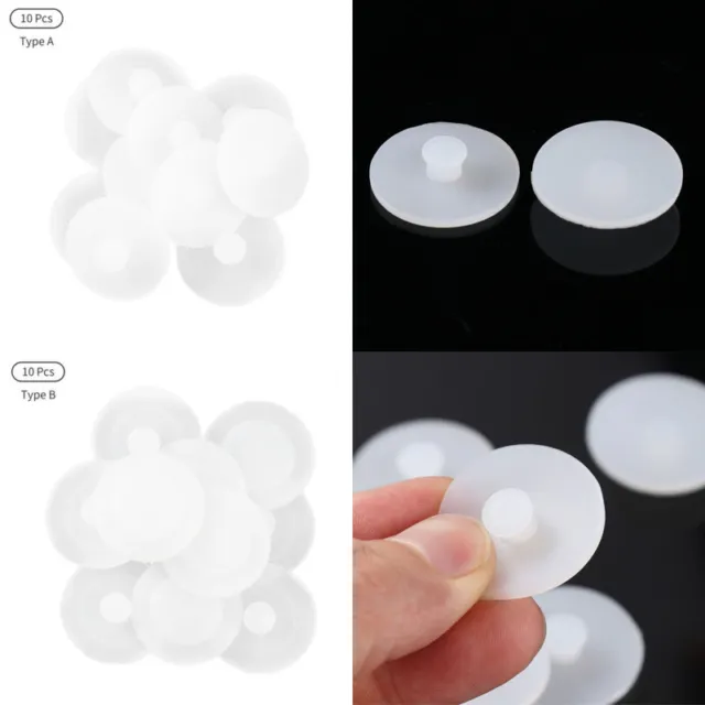 New 10Pc Silicone Water Bottle Lid Plugs Non Spill Cap Vacuum Flasks Replacement