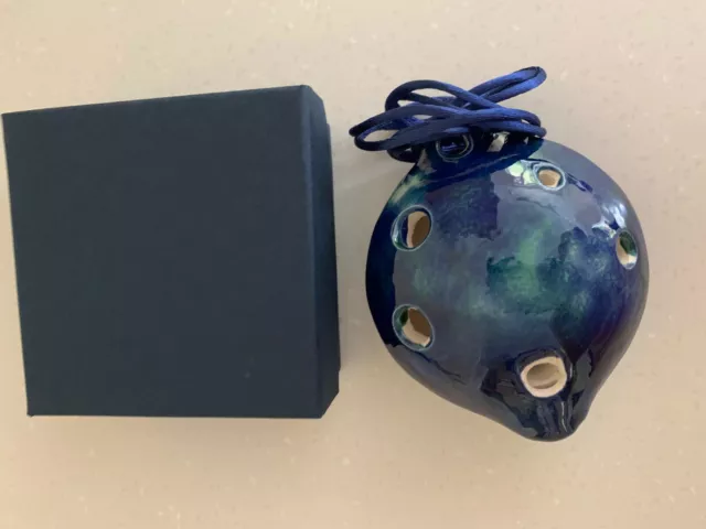 Langley Ceramic Alto OCARINA in D by Ocarina Workshop 3