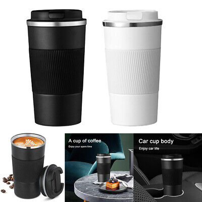 510ML Leakproof Insulated Thermal Travel Stainless Steel Coffee Mug Cup Flask