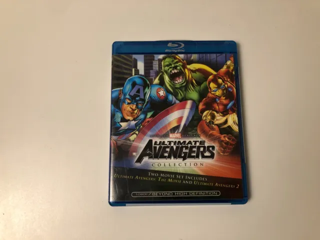 Ultimate Avengers Movie Collection (Blu-ray Disc, 2012, 2-Disc Set)(Working)