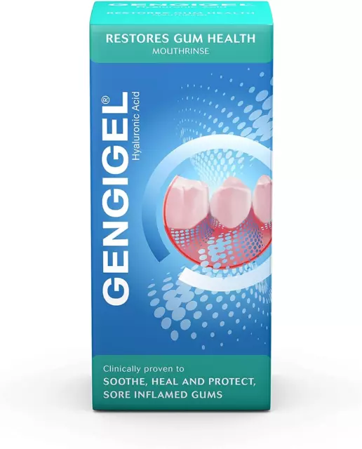 Enjuague bucal Gengigel, paquete de 300 ml de 1