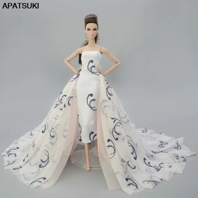 Wedding Dress Evening Dresses Party Gown Outfits Clothes For Barbie Doll Clothes